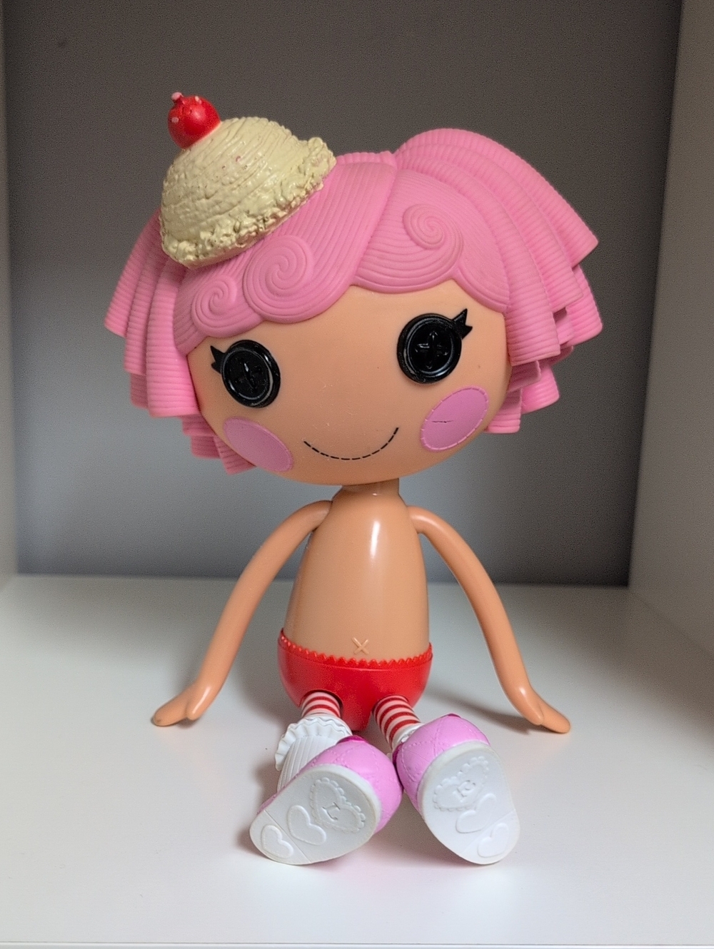Lalaloopsy Cherry Crisp Crust Collectible Doll Pink Hair Y2K MGA